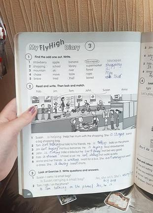 Fly high ukraine 3 activity book, pearson, робочий зошит 3