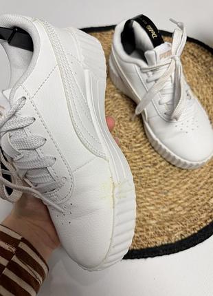 Білі кеди puma для дівчинки 3