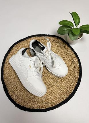 Білі кеди puma для дівчинки 2