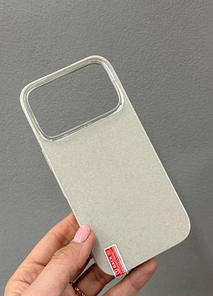 Чехол-накладка color glitter для iphone 17 pro,чехол с блестками для айфон 17 про