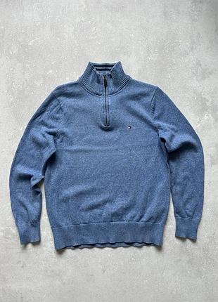 Гарний чоловічий джемпер від преміального бренду tommy hilfiger 1/3 zip
