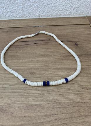 Винтажные ожерелье из кости