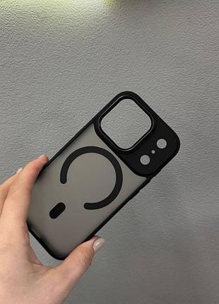Чохол matte magsafe iphone 17 pro,чохол матовий прозорий з магсейфом для телефону айфон 17 про