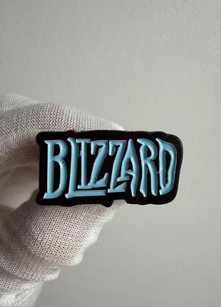 Пін значок металевий брошка blizzard entertainment, логотип ігрової компанії blizzard