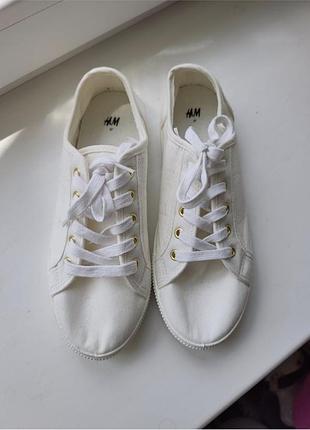 Кеди жіночі h&m білі