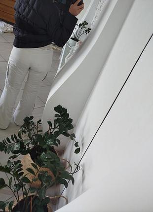 Белые лыжные брюки 9