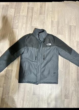 Куртка чоловіча the north face зимова сіра