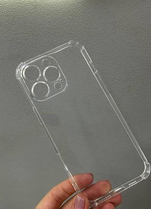 Прозорий чохол iphone 16 pro max, протиударний чохол для iphone 16 pro max, силіконовий чохол iphone 16 pro max 2