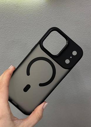 Чехол matte magsafe iphone 17 pro max,чехол матовый прозрачный с магсейфом для телефона айфон 17 про макс