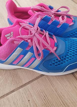 Кросівки жіночі adidas синьо-рожеві