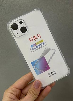 Прозрачный чехол iphone 13, противоударный чехол для iphone 13, силиконовый чехол iphone 13