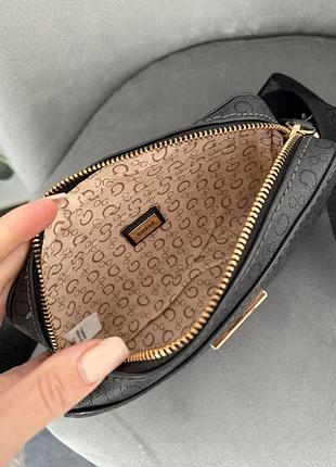 Сумка жіноча guess чорна 4