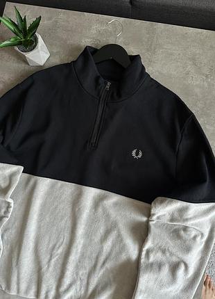 Кофта fred perry чоловіча 1/4 zip 2