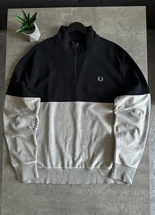 Кофта fred perry чоловіча 1/4 zip