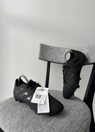 Нові футбольні чоловічі бутси копочки чорні adidas