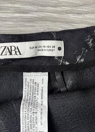 Атласна спідниця міді zara 3