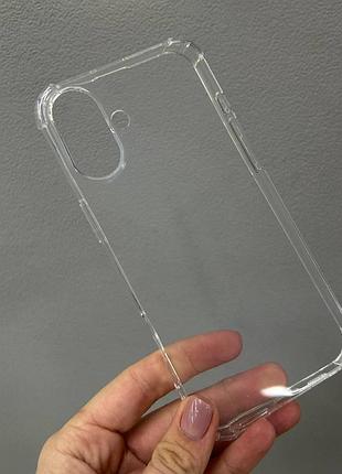 Прозрачный чехол iphone 16 plus, противоударный чехол для iphone 16 plus, силиконовый чехол iphone 16 plus 2