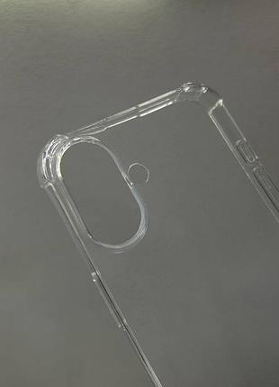 Прозрачный чехол iphone 16 plus, противоударный чехол для iphone 16 plus, силиконовый чехол iphone 16 plus 3