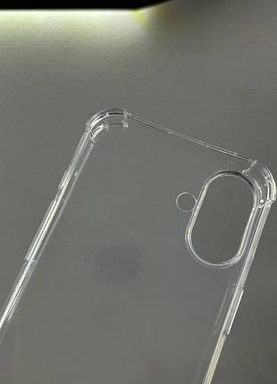 Прозрачный чехол iphone 16 plus, противоударный чехол для iphone 16 plus, силиконовый чехол iphone 16 plus 6