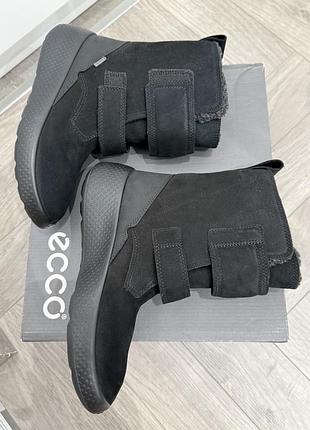 Чоботи для дівчаток ecco чорні 3