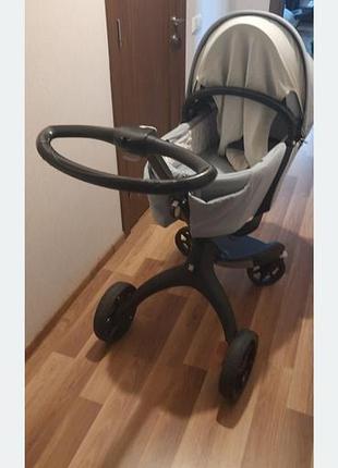Коляска stokke xplory limited edition + winter kit. люлька, полны комплект. 4