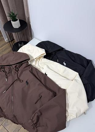 Чоловіча вітровка polo ralph lauren з капюшоном