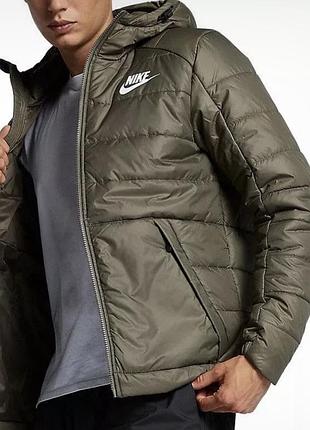 Утеплена чоловіча куртка nike m nsw synthetic fill jacket hd