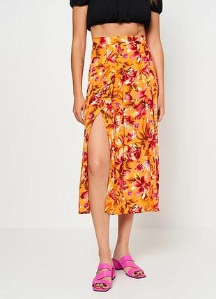 H&m юбка летняя, вискоза