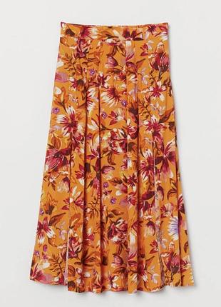 H&m юбка летняя, вискоза 3