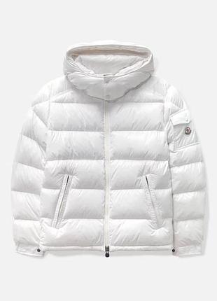 Пуховик чоловічий moncler maya білий