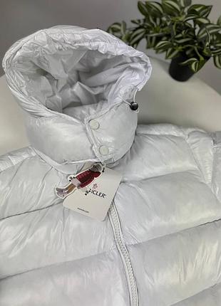 Пуховик чоловічий moncler maya білий 7