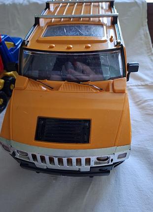 Іграшка машинка hummer, помаранчевий, пластик 2