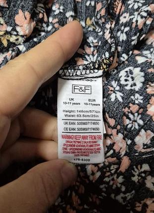 Міні-спідниця f&f з квітковим принтом 3