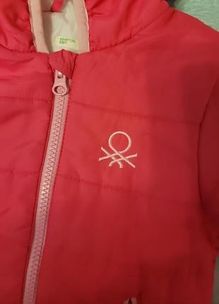 Куртка для дівчаток benetton 9-12мес 3