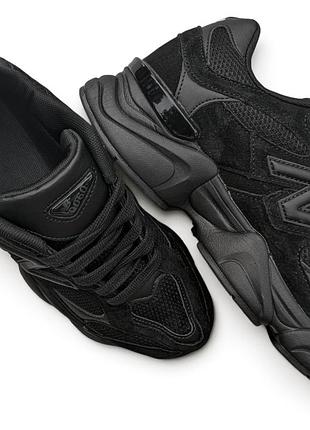 Кроссовки new balance 9060 черные (женские/мужские)🔥