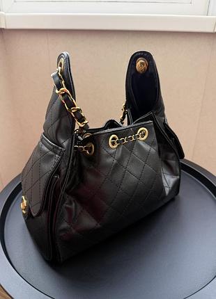 Сумка жіноча chanel чорна 3