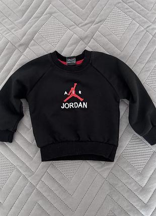 Світшот jordan для дітей чорний 68-74 см