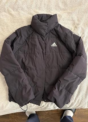 Пуховик жіночий adidas чорний