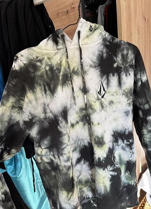 Худі volcom з принтом тай-дай