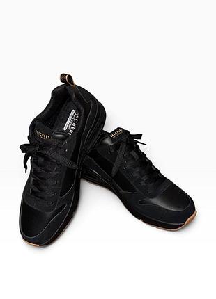 Мужские кроссовки skechers uno stacre, комфортные со стелькой memory foam