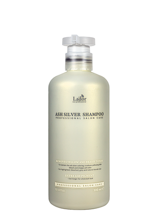 Шампунь против желтизны для осветленных волос la'dor ash silver shampoo бессульфатный 300 мл daily skin care
