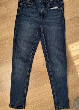 Джинси для підлітків zara skinny сині 10 років