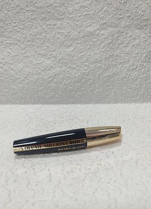 Туш для вій l'oreal paris volume million lashes extra-black із силіконовою щіточкою для додаткового об'єму. 2