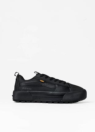 Vans old skool mte 1 black кроссовки вансы женские черные на осень-зиму водонепроницаемые