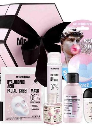 Подарунковий набір косметики для обличчя та тіла mr scrubber teen set