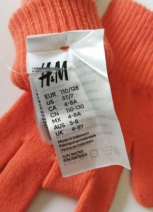 Детские перчатки h&amp;m 110-128 5