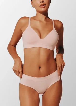 Бюстгальтер-топ з ліфтинг ефектом thirdlove form 360™ lifting wireless bra пудра
