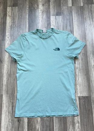 Чоловіча футболка the north face з коротким рукавом, м'ятна