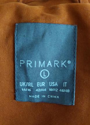 Куртка оранжевого цвета, с капюшоном, без утеплителя. primark, размер l - xl, оверсайз 6