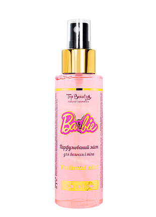 Спрей-мист для тіла та волосся парфумований top beauty barbie 100 мл daily skin care